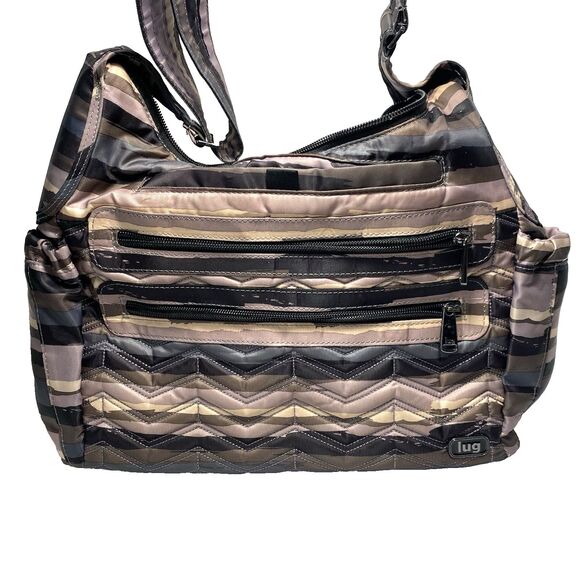lug Handbags - LUG Camper SE Multi Colors Crossbody Bag Pockets LRG 15” X 9.5”